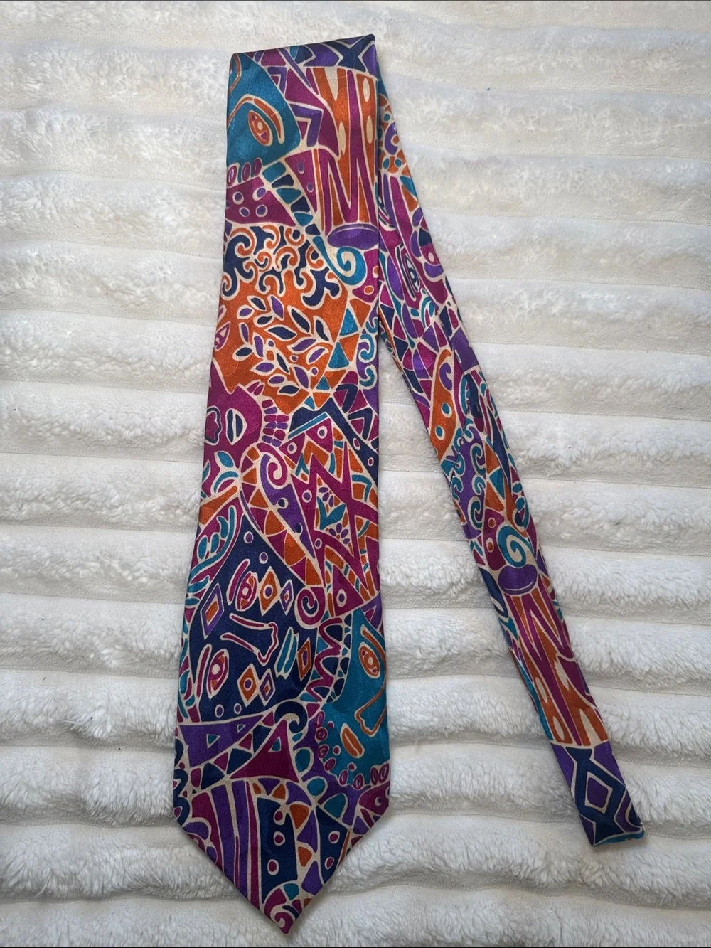 Missoni Multicolor Silk Tie (formal, preppy, business)